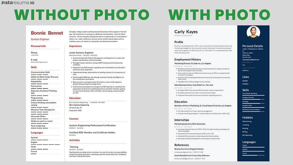 resume-with-photo-without-photo